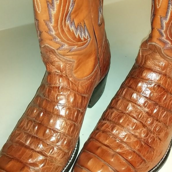 1525 Mezcalero Cowboystiefel braun blau